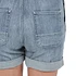 Carhartt WIP - W' Bib Shorts 'Galena' Blue Stretch Denim, 10 oz