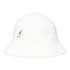 Bermuda Casual Bucket Hat (White)
