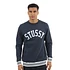 Stüssy - College Crewneck Sweater