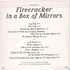 Tim Kinsella - Firecracker In A Box Of Mirrors