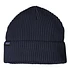Fisherman's Rolled Beanie (Navy Blue)