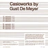 Gust De Meyer - Casioworks