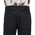 Edwin - Universe Pant Cropped Kingston Black Cotton Denim, 12 oz