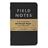 Field Notes - Pitch Black Dot-Graph Memo Book 3-Pack