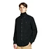 Corduroy Long Sleeve Sport Shirt (Polo Black)