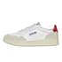 Autry Medalist Low (Leather / Suede White / Red)