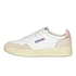 Leather / Suede White / Pink