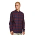 Long-Sleeved Organic Cotton MW Fjord Flannel Shirt (Connected Lines / Sequoia Red)