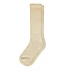 Loose Pile Crew Socks (Raw Beige)