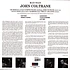 John Coltrane - Blue Train Black Vinyl Edition