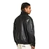 Arte Antwerp - Black Leather Bomber Jacket