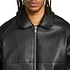 Arte Antwerp - Black Leather Bomber Jacket