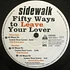 Sidewalk - Fifty Ways To Leave Your Lover