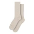 Women Classic Organic Sock (Ivory White)
