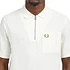 Fred Perry - Textured Zip Neck Polo Shirt