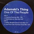 Adamski's Thing - One Of The People