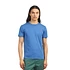 Pima Polo Short Sleeve T-Shirt (Fog Blue Heather)