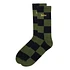 Checkered Socks (Black Sage)