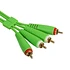 UDG - Ultimate Audio Cable Set RCA - RCA Green Straight 1,5m