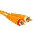 UDG - Ultimate Audio Cable Set RCA - RCA Orange Straight 3m