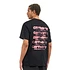 S/S Ink Bleed T-Shirt (Black / Pink)