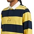 Pop Trading Company - Striped Logo Rugby Polo Sweat