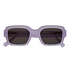 Apollo Sunglasses (Matt Lilac / Grey Solid Lens)