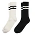 2 Stripes Socks (Navy Blue / Flour)