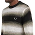 Fred Perry - Striped Open Knit Jumper