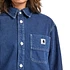 Carhartt WIP - W' Georgia Shirt Jac "Smithfield" Color Denim, 13.5 oz