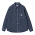 Carhartt WIP - George Shirt Jac "Smithfield" Color Denim, 13.5 oz