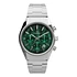 Q Timex Falcon Eye Chronograph (Sst Case / Green Dial / Sst Bracelet)