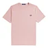 Crew Neck T-Shirt (Dusty Rose Pink / Black / Black)