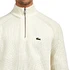 Lacoste - Carded Wool High Neck Zipped Sweater