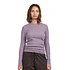 Women Organic Rib LS T-Shirt (Purple Haze)