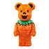 1000% Grateful Dead Dancing Bears Costume Be@rbrick Toy (Orange)