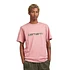 S/S Script T-Shirt (Dusty Rose / Sycamore Tree)