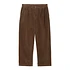 Evan Pant "Coventry" Corduroy, 9.7 oz (Chocolate Rinsed)