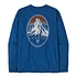 Long-Sleeved Chouinard Crest Responsibili-Tee (Endless Blue)