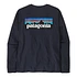 Long-Sleeved P-6 Logo Responsibili-Tee (New Navy)