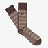 Zigzag Sock (Carrington Road Brick)