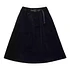 Paneled Midi Skirt (Black)