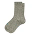 Double Face Mini Crew Socks (Olive)