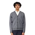 Norse Standard Merino Lambswool Cardigan (Grey Melange)