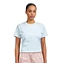 Organic Boxy Crop Tee (Polar Blue)