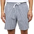 Lacoste - Striped Seersucker Swim Trunks