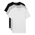 Loungewear T-Shirt (Pack of 3) (White / Silver Chine / Black)