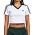 adidas - Adicolor Football Jacquard V-Neck Crop Polo