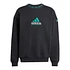 Equipment Wash Crewneck Sweatshirt (Black)