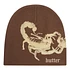 Scorpion Beanie (Brown)